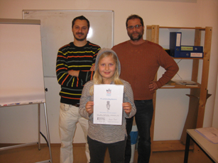 Zeugnisverteilung Mittwoch-Kurse - Wintersemester 2015/16
