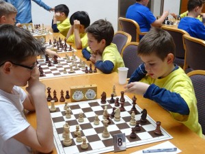Tir. Schachschule 5: Emanuel SCHWEIGHOFER, Leonhard ENDER, Anand MYAGMAR, Amarbayar MYAGMAR